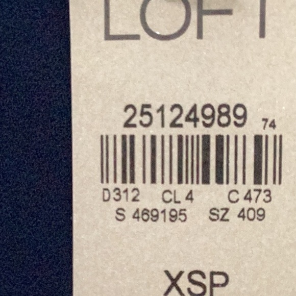 Loft Black Wrap Tie Blouse - Picture 7 of 7